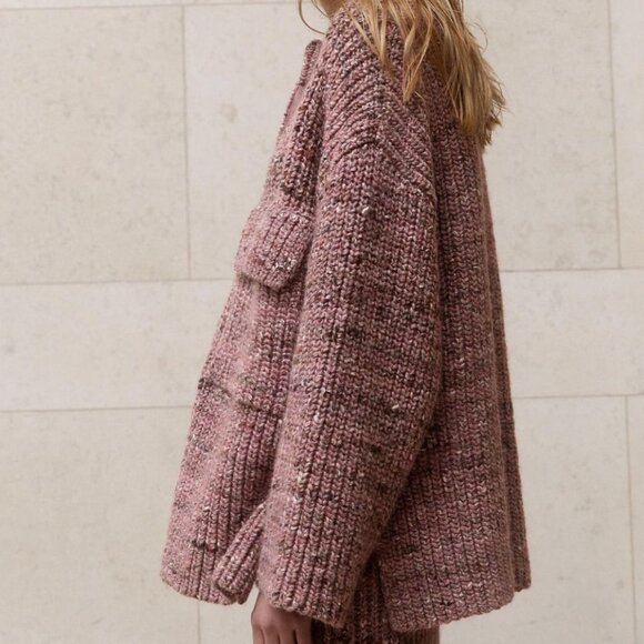 NWT Lovechild 1979 Oversized Claine Cardigan Merino Wool Alpaca XS/S - Picture 10 of 13